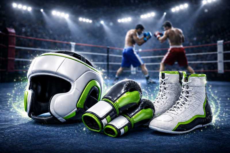 Boxerské prilby, rukavice a tréningová obuv – čistenie Sport Clean